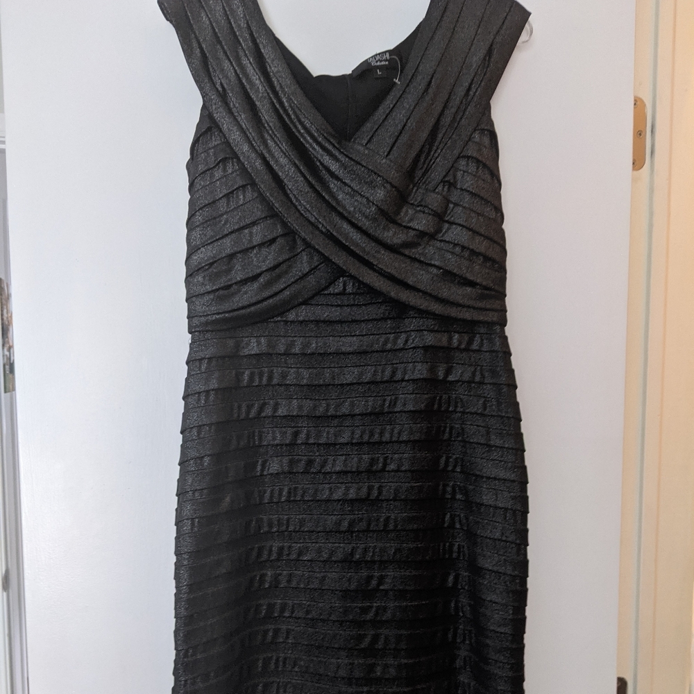 Metallic Tadashi Cocktail Dress